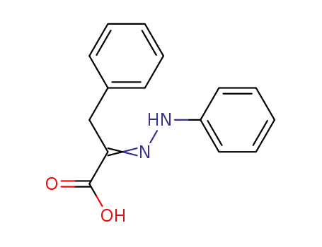 Molecular Structure of 36963-38-9 (3-phenyl-2-phenylhydrazono-propionic acid)