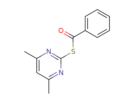 Benzenecarbothioic acid, S-(4,6-dimethyl-2-pyrimidinyl) ester
