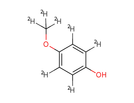 Molecular Structure of 159839-23-3 (4-METHOXYPHENOL-2,3,5,6-D4)