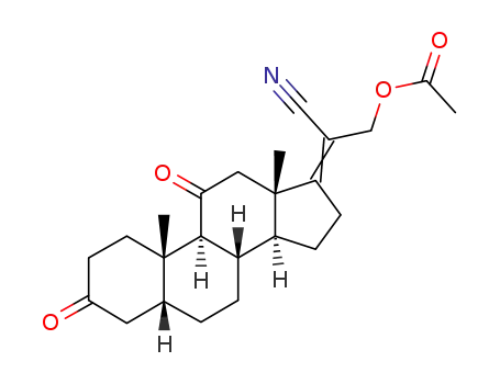 22-acetoxy-3,11-dioxo-23,24-dinor-5β-chol-17(20)ξ-ene-21-nitrile