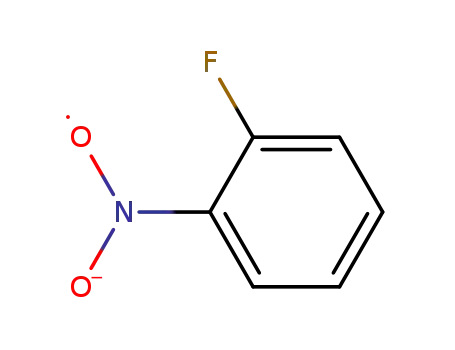 Molecular Structure of 34467-51-1 (1-fluoro-2-nitro-benzene radical anion)