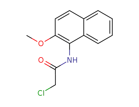 Molecular Structure of 106475-42-7 (chloro-acetic acid-(2-methoxy-[1]naphthylamide))