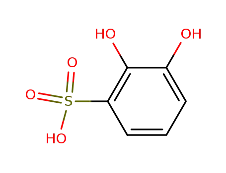 Molecular Structure of 35857-70-6 (Benzenesulfonic acid, 2,3-dihydroxy-)