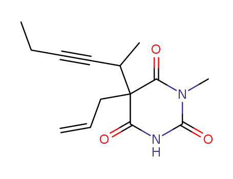 Molecular Structure of 151-83-7 (Methohexital)