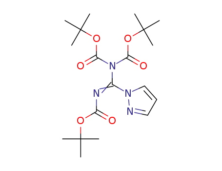 tert-butyl (Z)-(tert-butoxycarbonyl)(((tert-butoxycarbonyl)imino)(1H-pyrazol-1-yl)methyl)carbamate