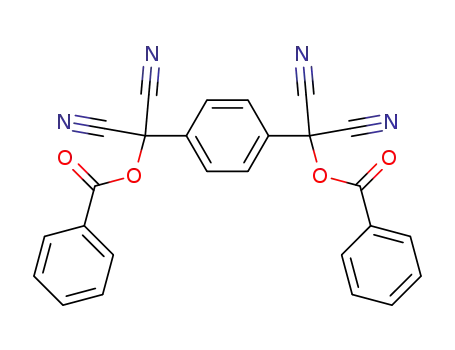 Molecular Structure of 112096-34-1 (1,4-bis(dicyanobenzoyloxymethyl)benzene)