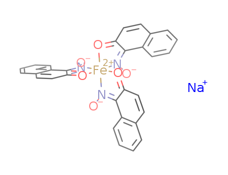 Ferrate(1-),tris[(1,2-naphthalenedione-kO2) 1-(oximato-kO)]-, sodium (1:1)