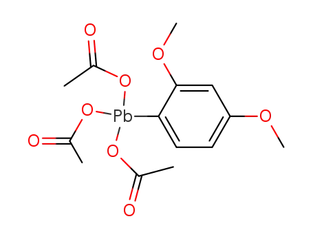 Tris(acetyloxy)(2,4-dimethoxyphenyl)plumbane