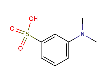 Molecular Structure of 618-09-7 (N,N-dimethyl-m-aminobenzenesulfonic acid)