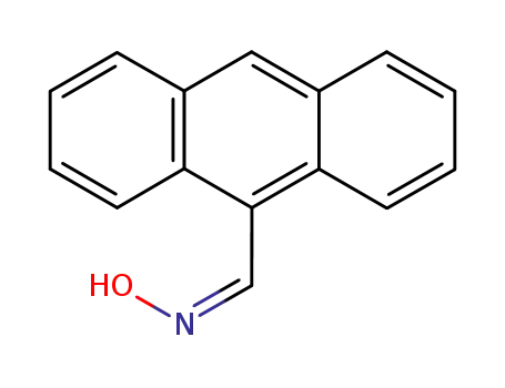 Molecular Structure of 2497-53-2 ((Z)-9-Anthracenecarbaldehyde oxime)