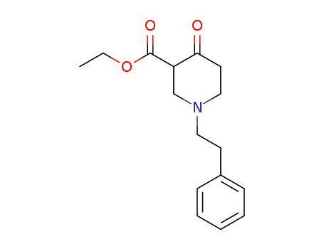 3-Piperidinecarboxylicacid, 4-oxo-1-(2-phenylethyl)-, ethyl ester