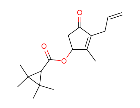 Cyclopropanecarboxylicacid, 2,2,3,3-tetramethyl-, 2-methyl-4-oxo-3-(2-propen-1-yl)-2-cyclopenten-1-ylester