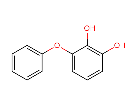 Molecular Structure of 52995-00-3 (1,2-Benzenediol, 3-phenoxy- (9CI))