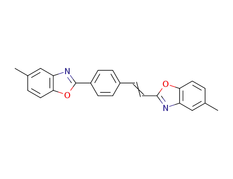 Molecular Structure of 1552-46-1 (5-methyl-2-[4-[2-(5-methylbenzoxazol-2-yl)vinyl]phenyl]benzoxazole)