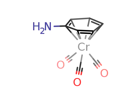 Molecular Structure of 12108-11-1 ((pi-aniline)tricarbonylchromium)