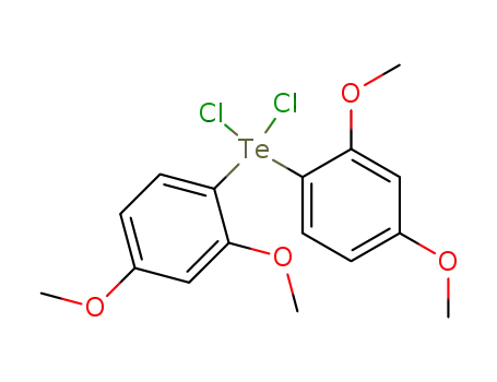 dichloro-bis-(2,4-dimethoxy-phenyl)-λ<sup>4</sup>-tellane