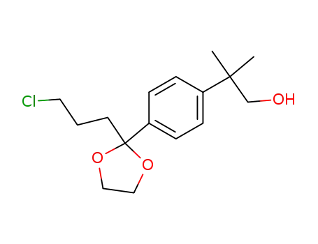 2-[4-(1-Ethylendioxo-4-chlorobutyl)phenyl]isobutanol