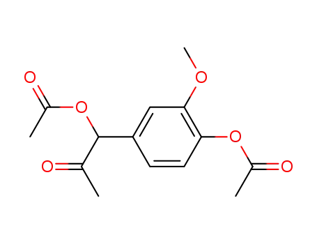 1-acetoxy-1-(4-acetoxy-3-methoxy-phenyl)-acetone