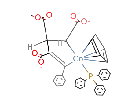 (η5-cyclopentadienyl)(triphenylphosphine)(2-phenyl-3,4,5-tricarbomethoxy-cobaltacyclopentene)