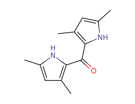 Molecular Structure of 859188-06-0 (bis-(3,5-dimethyl-1H-pyrrol-2-yl)methanone)