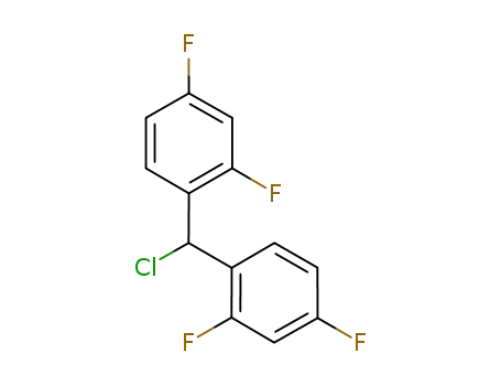 Molecular Structure of 696589-33-0 (bis(2,4-difluorophenyl)chloromethane)