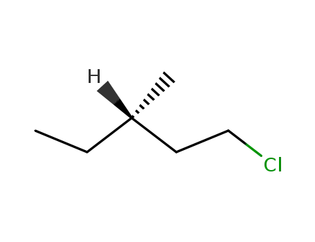 Molecular Structure of 41248-91-3 (Pentane, 1-chloro-3-methyl-, (3S)-)