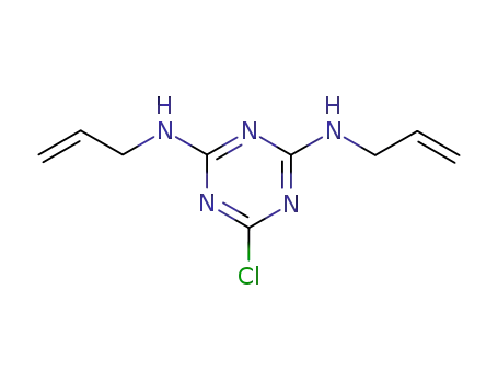 Molecular Structure of 15468-86-7 (N,N'-diallyl-6-chloro-1,3,5-triazine-2,4-diamine)