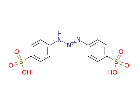 Molecular Structure of 17596-06-4 (Benzenesulfonic acid,4,4'-(1-triazene-1,3-diyl)bis- (9CI))