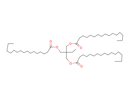 Molecular Structure of 15590-11-1 (2-ethyl-2-[[(1-oxohexadecyl)oxy]methyl]propane-1,3-diyl bispalmitate)
