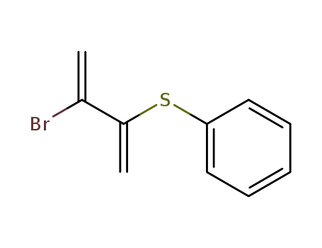 Benzene, [(2-bromo-1-methylene-2-propenyl)thio]-