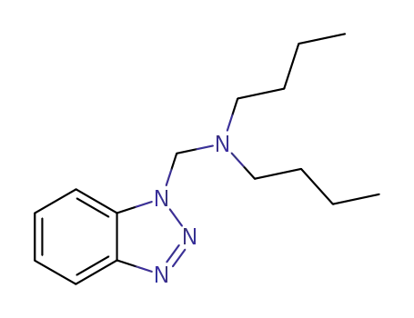 Molecular Structure of 15497-45-7 (N,N-dibutyl-1H-benzotriazole-1-methylamine)