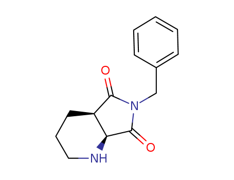 1H-Pyrrolo[3,4-b]pyridine-5,7(2H,6H)-dione, tetrahydro-6-(phenylmethyl)-, (4aS-cis)-
