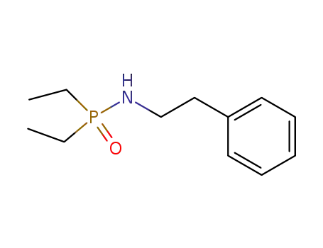 Molecular Structure of 80918-96-3 (N-(2-phenylethyl)-P,P-diethylphosphinamide)