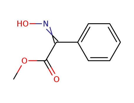Molecular Structure of 24607-22-5 (2-oximino-2-phenylacetic acid methyl ester)