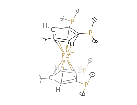 4,4'-Bis(t-butyl)-1,1',2,2'-tetrakis(diphenylphosphino)ferrocene, 98% HiersoPHOS-5