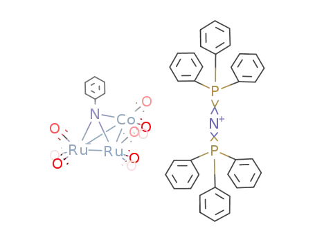 {PPN}{CoRu2(μ3-NPh)(CO)9}