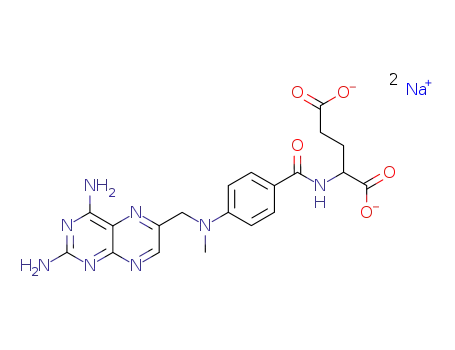 Molecular Structure of 15475-56-6 (Methotrexate sodium)