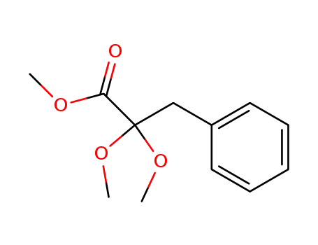 Molecular Structure of 7111-05-9 (dimethoxy-2,2 phenyl-3 propionate de methyle)