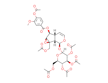 2',3',4',6',10-Pentaacetyl-6-(4-acetylvanilloyl)catalpol
