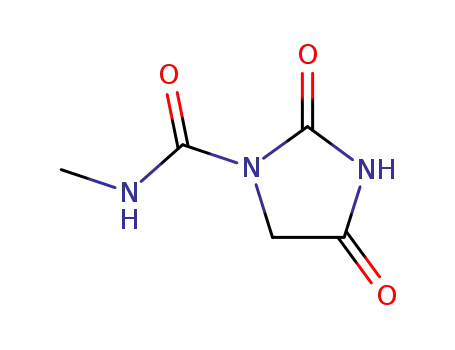 1-Imidazolidinecarboxamide,N-methyl-2,4-dioxo-(9CI)