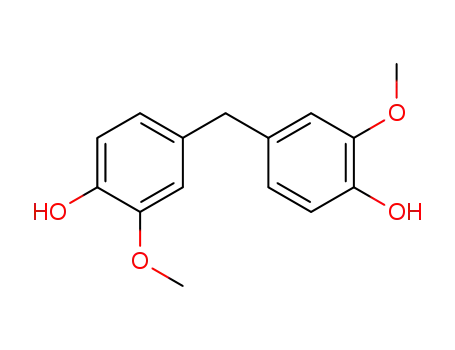 Molecular Structure of 3888-22-0 (4-[(4-hydroxy-3-methoxy-phenyl)methyl]-2-methoxy-phenol)