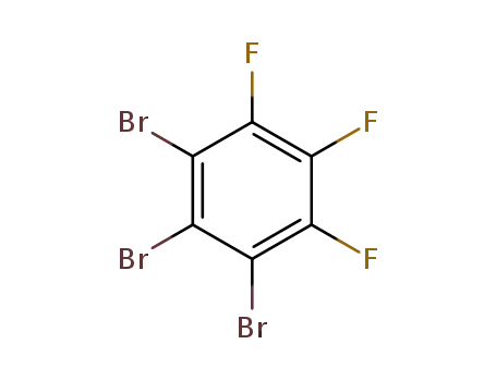 Molecular Structure of 34628-01-8 (1,2,3-tribromo-4,5,6-trifluoro-benzene)