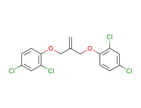 Molecular Structure of 2726-33-2 (Benzene, 1,1'-[2-methylene-1,3-propanediylbis(oxy)]bis[2,4-dichloro-)