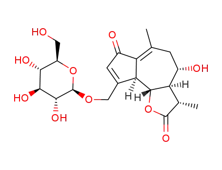 Azuleno[4,5-b]furan-2,7-dione,9-[(b-D-glucopyranosyloxy)methyl]-3,3a,4,5,9a,9b-hexahydro-4-hydroxy-3,6-dimethyl-,(3S,3aR,4S,9aS,9bR)-
