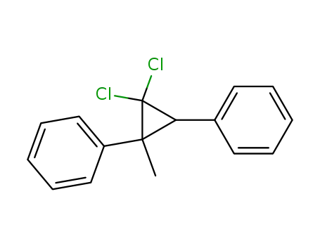 Molecular Structure of 14161-76-3 (1,1-Dichlor-3-methyl-2,3-diphenyl-cyclopropan)