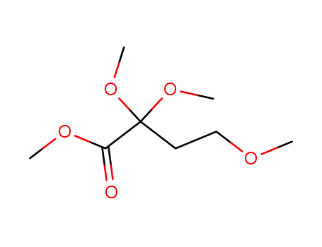 Molecular Structure of 74392-00-0 (2,2,4-Trimethoxy-butyric acid methyl ester)