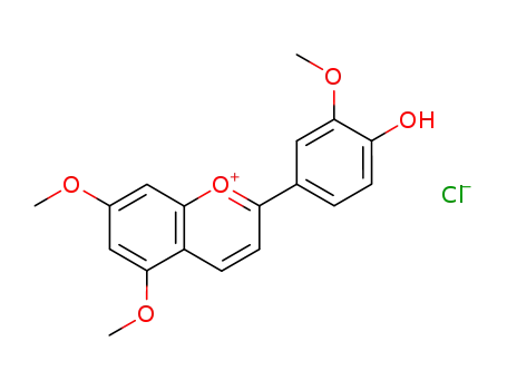 4'-Hydroxy-3',5,7-trimethoxy-flavyliumchlorid