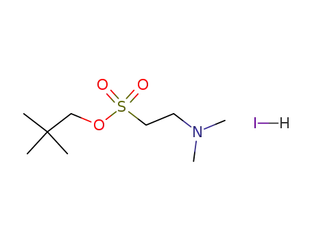 Molecular Structure of 66143-46-2 (2-dimethylamino-ethanesulfonic acid 2,2-dimethyl-propyl ester; hydriodide)