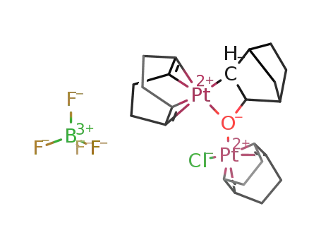 [(1,5-cyclooctadiene)Pt(C<sub>7</sub>H<sub>10</sub>O)PtCl(1,5-cyclooctadiene)]BF<sub>4</sub>