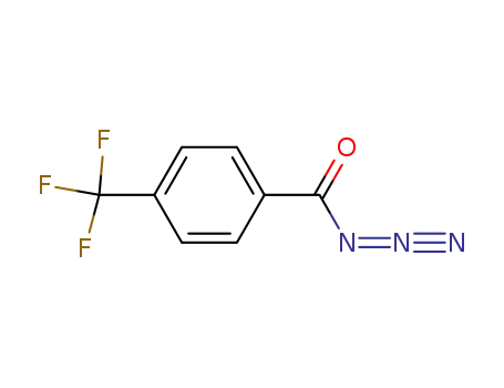 Molecular Structure of 49541-89-1 (4-(trifluoromethyl)benzoyl azide)
